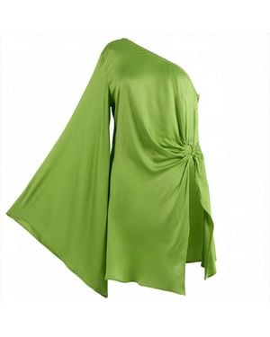 The Ethos Studio Gaia Top/Mini Dress - Green