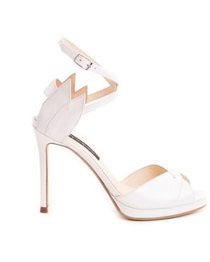 The 5Th Element Pearl Flowers Sandal - Metallic