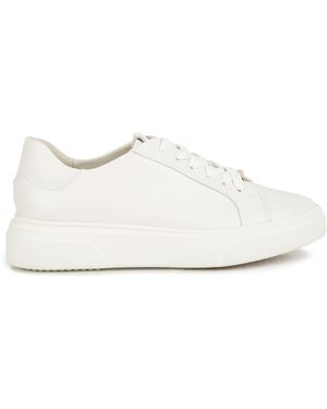 Rag & Co Schick Lace Up Leather Sneakers - White