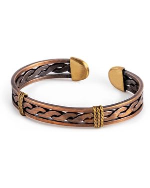 Anatoliacraft Handmade Solid Copper Bracelet, Mocha Mouse - Metallic