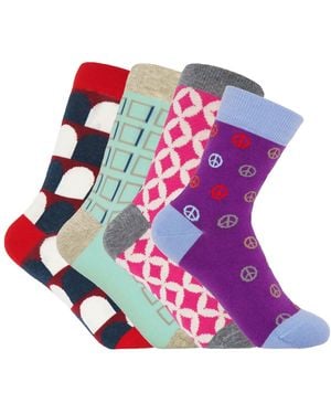 Peper Harow - Made in England Socks Bundle - Purple
