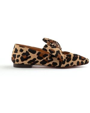 Mariano Shoes Cacia Ballerina Leopard - Brown