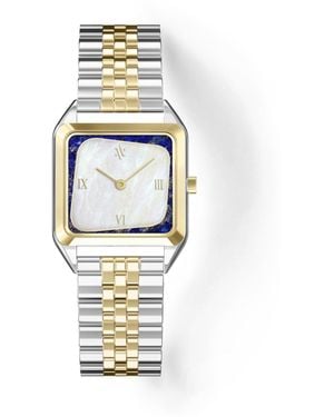 VANNA Geminus Lapis Lazuli & Pearl Watch - Metallic