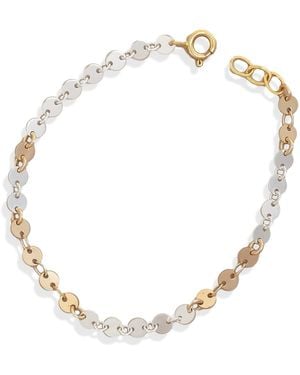 Kate Koel Mixed Metal Dot Disc Bracelet - Metallic
