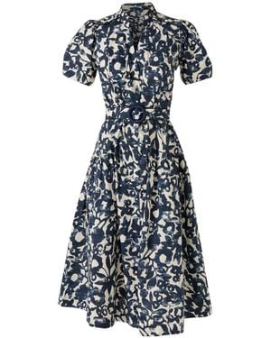 SACHA DRAKE Bateau Shirtmaker Dress - Blue
