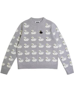 Gigi Knitwear Ugly Duckling Jumper - Grey