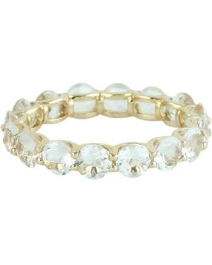 Artisan Moonstone Eternity Band Ring - Metallic