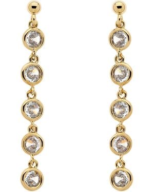 Emma Holland Jewellery Cz Droplet Earrings - Metallic