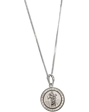 FV Jewellery Saint Christopher Necklace - Metallic