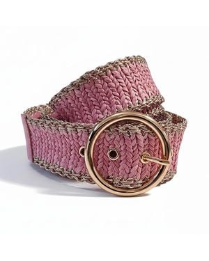 Nooki Design Shannon Elasticated Summer Belt - Pink