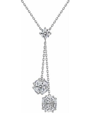 Retro Chic Rock Sugar Necklace - Metallic
