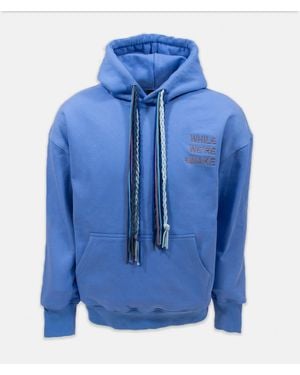 While We're Awake Multi String Light Hoodie - Blue