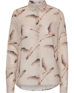 GROBUND Neutrals The Ella Shirt - Natural