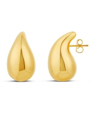 SHYMI Statement Tear Drop Earrings - Metallic
