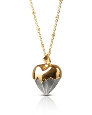 Kasun Heart Pendant - Metallic