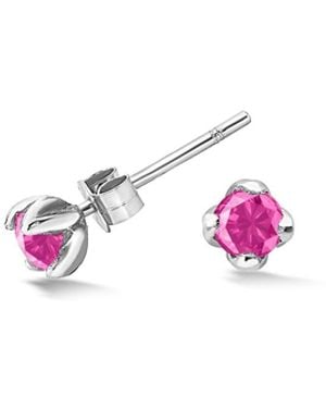 Dower & Hall Tourmaline Orissa Studs - Pink