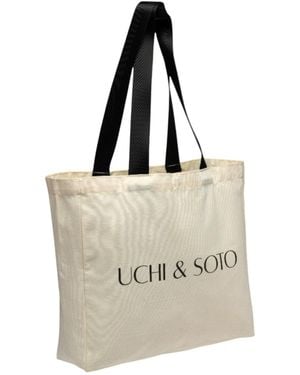 Uchi and Soto Uchi Soto Tote Bag - White