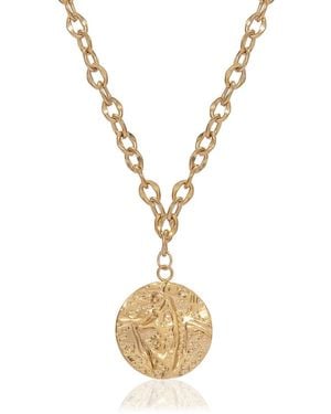 A Weathered Penny Beverly Necklace - Metallic