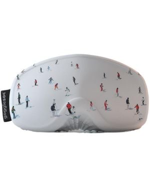 Dede Johnston Skier Goggle Cover - Grey