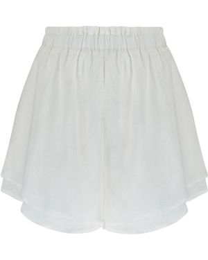 Lula-Ru Carla Cotton Shorts - Blue