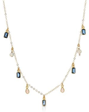 Native Gem Cinderella Necklace - White