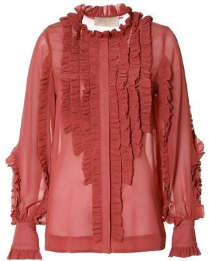AGGI by HALEWSKI Blouse Marley Old Rose - Red