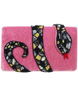 Simitri Rouge Kaa Clutch - Pink