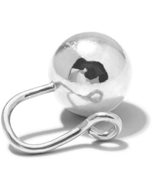 Jaredjamin Orbita Floating Sphere Ear Cuff - White