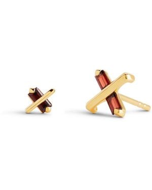 Kasun Butterfly Kiss Earrings - Metallic