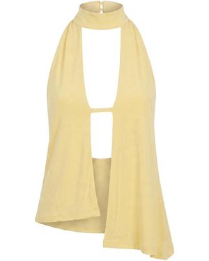 Khéla the Label Keep Watching Top - Metallic