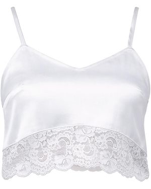 Zafur Half Cami - White