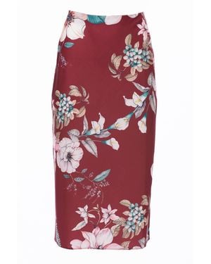 Carloslines Bias Skirt - Red