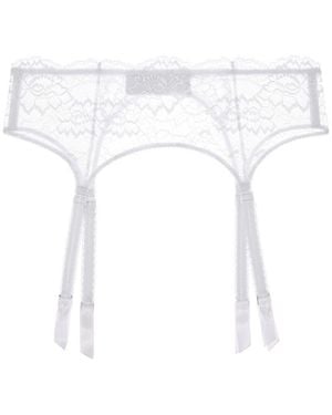 Journelle Isabel Suspender Belt Blanc - White