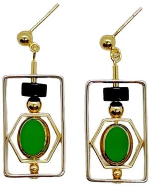 Aracheli Studio Art X Onyx Earrings - White