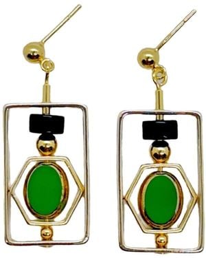 Aracheli Studio Art X Onyx Earrings - White
