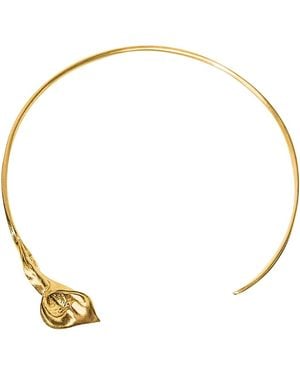 Agora Jewellery Calla Choker - Metallic