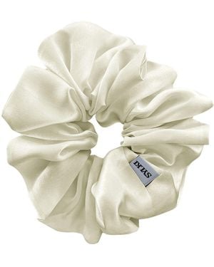 Sylk Neutrals Maxi Silk Scrunchie - Metallic