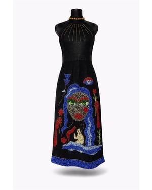 Zasta Studio Luxury Artwear Gown Two - Blue