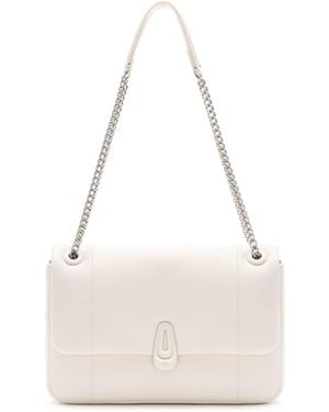 Amy Lynn Dallas Square Chain Bag - White