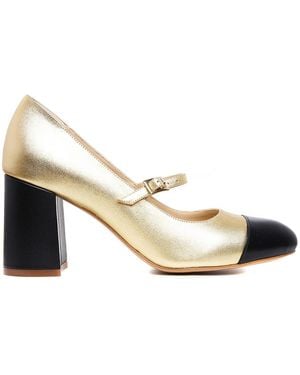 Ginissima Carrie Round Toe Mary-Jane - Metallic