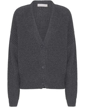 GROBUND Julie Knit Cardigan - Gray