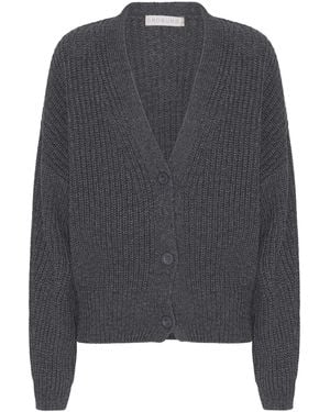 GROBUND Julie Knit Cardigan - Gray
