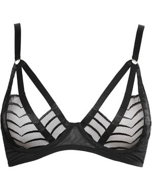 Reckless Wolf Rebel Wired Bra - Black