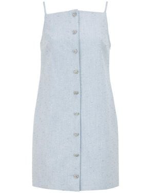 Exquise Cotton Mini Dress - White