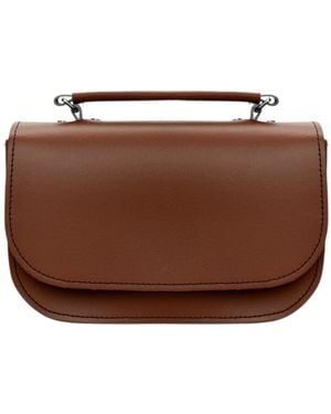 Zatchels Aura Handmade Leather Bag - Brown