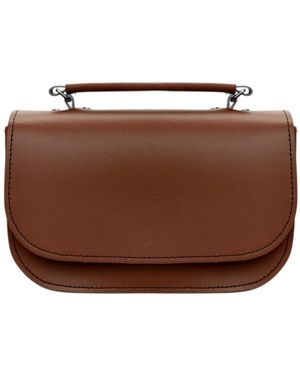 Zatchels Aura Handmade Leather Bag - Brown