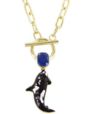 Oceanus The Orca Necklace - Metallic