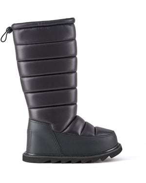 United Nude Quilted Knee-High Puffer Boots - Black