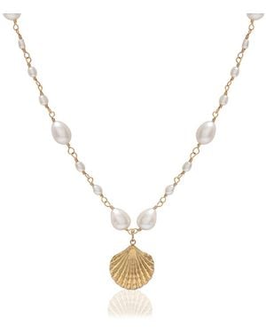 A Weathered Penny Lumi Necklace - Metallic