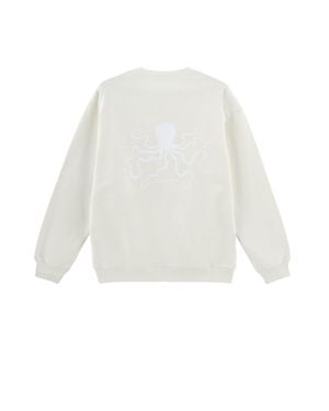 Saint One Co. Neutrals Prima Octo Sweatshirt Vanilla - White